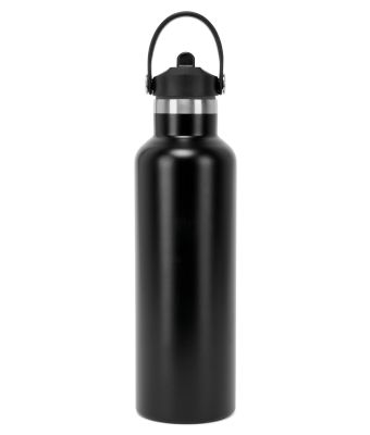 TriDri&reg; Vacuum sports water bottle with flip-up straw