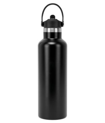 TriDri® Vacuum sports water bottle with flip-up straw