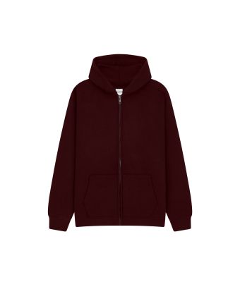 Urban Hoodie with ipod and phone pocket - Burgundy / 3/4